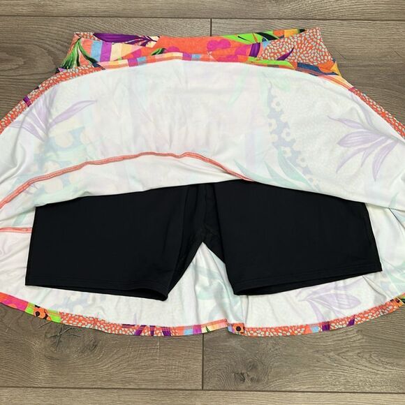 Dona Jo Glide Skort High Rise Multicolor Layered Tennis Golf Skirt‎ Size XL - Picture 5 of 11